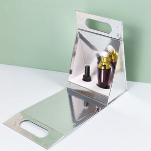 Sacs en papier, boîtes, sacs à main, boîtes cadeaux, emballages personnalisés avec logo Crown Win, revêtement argenté, poignée perforée, insert rigide, doublure en éponge - Product Image 5