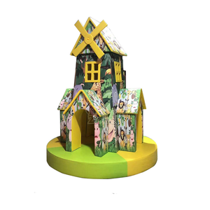 Équipement de jeux souples sur le thème du carrousel personnalisé Vente en gros Manèges à cheval pour terrains de jeux intérieurs <span class=keywords><strong>et</strong></span> centres de divertissement - Product Image 5