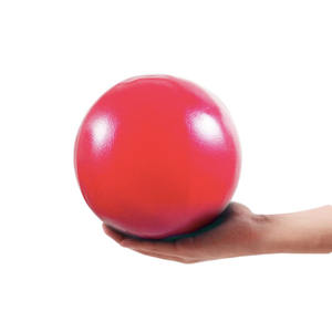 Mini ballon de Pilates en PVC anti-éclatement de <span class=keywords><strong>couleur</strong></span> crème blanc lait, logo personnalisé, ballon de yoga d'exercice avec mini bande de <span class=keywords><strong>résistance</strong></span> en boucle - Product Image 4