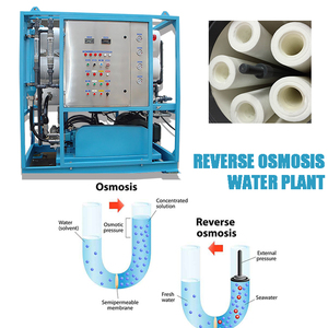 Usine de dessalement d'eau par osmose inverse pour l'extraction d'eau douce avec pompe et PLC, garantie 1 an, productivité 1-100T/jour, 380V - Product Image 2