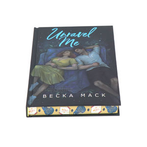 Servicio de Impresión de Libros de Tapa Dura con Bordes Pintados a Color, Personalizados y Económicos, Fabricante de Novelas de Ficción, Fábrica OEM - Product Image 2