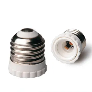 E26 to E12 lamp adapter medium to candelabra bulb socket adapter lamp holder socket with CE RoHS certificate