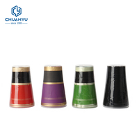 Manchons thermorétractables coniques brillants pour bouteilles de vin, bandes décoratives métalliques, capsules rétractables en PVC, bouchons de scellage personnalisés avec logo pour bouteilles d'alcool