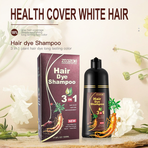 <span class=keywords><strong>Crème</strong></span> colorante pour cheveux 3 en 1 et shampoing colorant sans ammoniaque, action rapide, longue durée, 500 ml, 10 couleurs, couvre les cheveux gris/blancs - Product Image 2