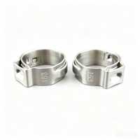 OEM ODM Mini-colliers de serrage en acier inoxydable, collier de serrage simple pour tuyau, pour l'industrie pétrochimique