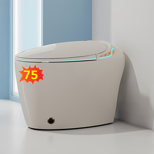 โถสุขภัณฑ์อัจฉริยะ ทำความสะอาดตัวเอง เปิดอัตโนมัติ ระบบเซ็นเซอร์ ชำระล้างแบบไซฟอน ติดตั้งบนพื้น ระบบระบายน้ำแบบ S-trap - Product Image 1