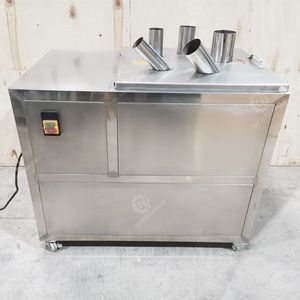 Équipement de tranchage de patates douces et de radis en acier inoxydable Trancheuse à pression descendante pour fruits et légumes, concombres et bananes - Product Image 6