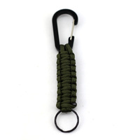 Porte-clés personnalisé pour le camping et la randonnée en plein air avec mousqueton pour les accessoires d'équipement
