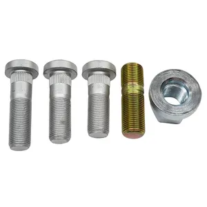 Class 8.8 10.9 Auto Parts Carbon Steel Zinc Plated Round Head Wheel Studs Wheel hub Bolts