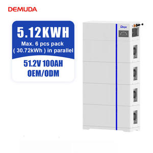 แบตเตอรี่สำรองพลังงานสำหรับบ้านแบบเรียงซ้อนได้ deye AI-W5.1-B BMS 51.2V 100AH ความจุ 5kwh 10kwh 20kwh 30kwh LiFePo4 สำหรับระบบโซลาร์เซลล์บ้าน - Product Image 1