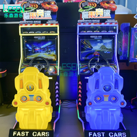 Machine de jeu d'arcade de course automobile à monnayeur, simulateur de conduite vidéo, prix d'usine, à vendre