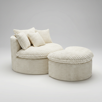 Canapé moderne compressé sous vide, mobilier de salon, canapé cloud sans os, canapé modulaire, ensemble de poufs, fauteuil sectionnel