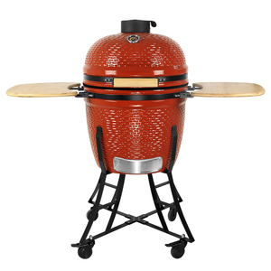 <span class=keywords><strong>Barbecue</strong></span> en céramique SEB <span class=keywords><strong>KAMADO</strong></span> 21 pouces TB Rouge, Gril <span class=keywords><strong>Kamado</strong></span> en céramique, Gril à charbon de bois pour le camping, Gril à fumée - Product Image 2