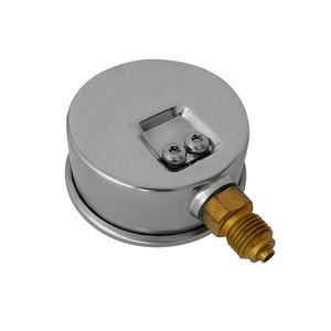 Kinerja stabil 0 hingga 250 bar ujung bawah kuningan vakum 1/4 npt penutup pengukur tekanan psi - Product Image 2