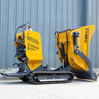 Mini-dumper hydraulique à chargement frontal, neuf, à essence, capacité 0,5 tonne