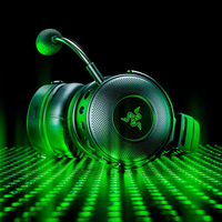 Casque de jeu sans fil Razer Kraken V3 Pro HyperSense Triforce Titanium 50mm Drivers THX Spatial On-Ear Casque supra-auriculaire