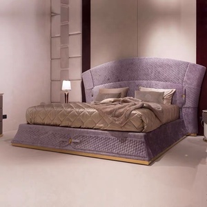 (CZ-BD31) moderna, última moda, conjunto de muebles de cuero para camas, cama de lujo de estilo italiano - Product Image 4