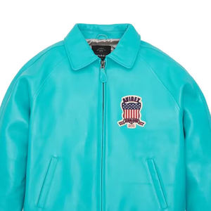 Vestes pour hommes Dernière conception 2025 OEM ODM Vestes en cuir Veste Avirex en cuir véritable pour homme - Product Image 6