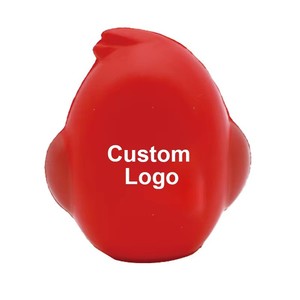 Wholesales PU Foam Simulation Cartoon Red Bird Shaped Venting Slow Rising Stress Reliever Soft Promotional Toy for <b>Kids</b> Adults - Product Image 5