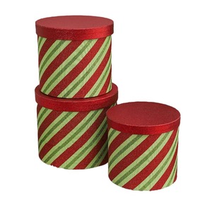 Christmas <b>Round</b> <b>Gift</b> Folding <b>Gift</b> Set Trio - Customizable according to demand - Product Image 3