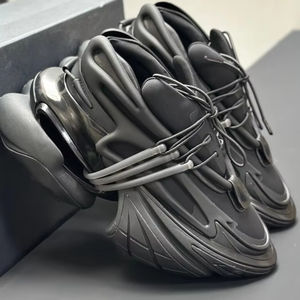 Chaussures de sport de luxe sur mesure pour hommes de haute qualité - Chaussures de marche décontractées épaisses et surélevées Balmainn - Product Image 1