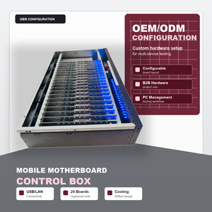 Boîtier pour ferme de téléphones avec USB OTG pour configuration de carte mère <span class=keywords><strong>Samsung</strong></span> S8 S9 S10 pour opération <span class=keywords><strong>e</strong></span>-commerce - Product Image 1
