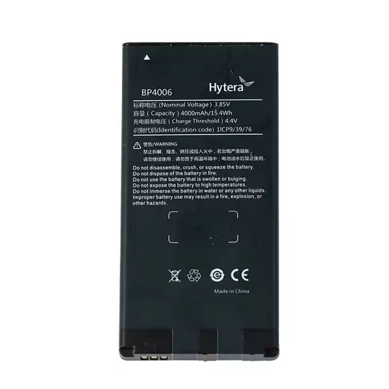 Оригинальный Аккумулятор для рации Hytera HYT PNC380 BP4006 4000 мАч оригинальный литиевый аккумулятор для PNC380 двухстороннее радио