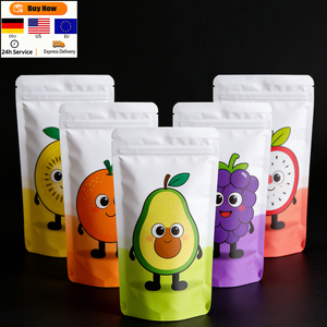 Custom-printed 3.5g Stand-Up Pouches Aluminum-Coated Odor-Proof Polyester Film Bags <b>Plastic</b> <b>Packaging</b> Self-Sealing Bags-Food - Product Image 1