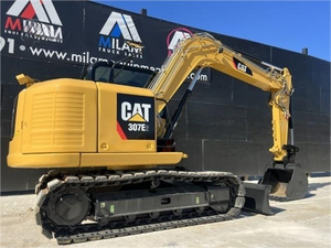 Excavadora de cadenas Caterpillar 307E original de construcción, máquina excavadora CAT 307 USADA - Product Image 4