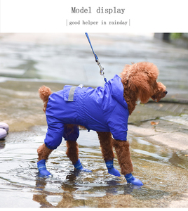 Zapatos Impermeables Antideslizantes para Perros, Botas de Lluvia para Exteriores, Cubre Patas para Perros, Zapatos de Lluvia Suaves, Zapatos para Mascotas, Color Caramelo, Suministros Portátiles - Product Image 6
