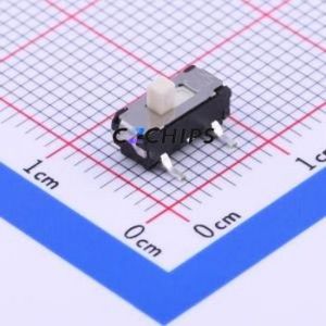 JS102011SCQN Slide Switch SMD Switch Single Pole Double Throw Rectangle Pin Header SMD Tab 5.5mm - Product Image 1