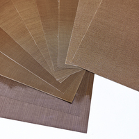 Tissu en fibre de verre enduit de PTFE - Résistance aux hautes températures -70~260°C - Sans alcali - Pour découpe et soudage de feuilles de transfert et thermoscellage