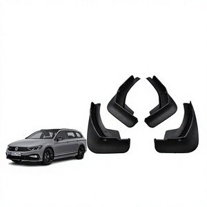 Garde-boue noirs en PP pour Volkswagen Passat Variant, protection anti-éclaboussures pour pneus, modèles 2016-2024, transmission automatique - Product Image 5