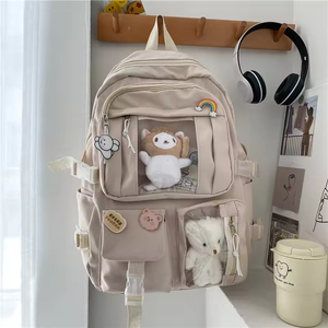 <span class=keywords><strong>Sac</strong></span> à dos pour filles Coréen Mignon Style <span class=keywords><strong>Japonais</strong></span> Campus Étudiant <span class=keywords><strong>Sac</strong></span> d'école Décontracté Grande Capacité Sacoche pour ordinateur portable Vente en gros - Product Image 5
