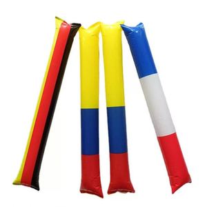 Bâton de supporter gonflable personnalisé en plastique découpé sur mesure 60*10cm avec logo de drapeau de tous les pays, vente en gros, promotionnel pour le sport - Product Image 5