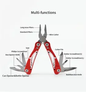 Multipurpose Pliers Multitool Folding Pocket Hand Tool 12 In 1 Mini Multi-function Tool Small Pliers