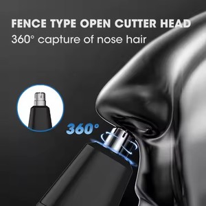 Tondeuse électrique pour poils du nez, batterie au lithium, rechargeable par USB, étanche, portable, pour les oreilles, le visage, les sourcils, pour hommes, usage domestique, camping-car - Product Image 6