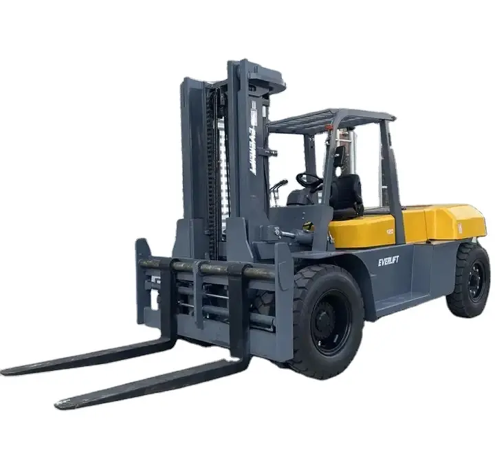 Everlift 10 ton yüksek beygir gücü hidrolik Forklift dizel motor Xinchai brand marka üst fabrika fiyat forklift