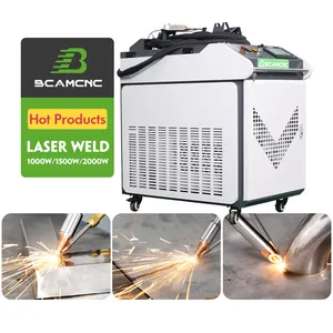 BCAMCNC auto focus fiber laser welding machine laser welding machine for ss tube 3 in 1 laser machine welding