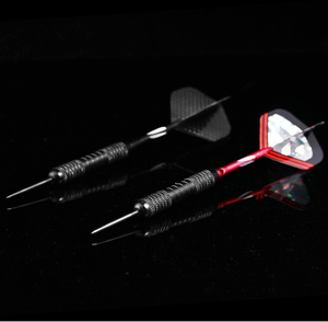Ensemble de fléchettes de qualité supérieure : Ensemble de 6 fléchettes en acier de 24 g, motif licorne, dans un coffret cadeau noir et rouge de qualité supérieure - Product Image 4