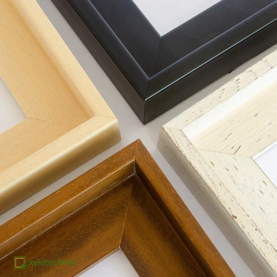 High quality modern picture frame wood moulding canvas frame custom wooden picture frame for canvas