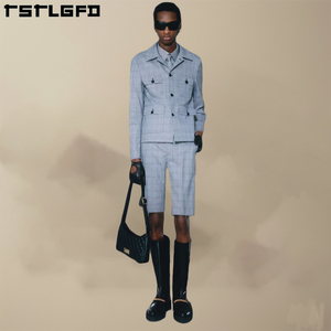 Vêtements vintage pantalons pour hommes de haute qualité Shorts Chino décontractés Streetwear Golf Bermudes 100% coton tissu garçons Shorts pour hommes - Product Image 3