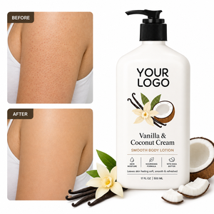 Lotion corporelle hydratante et nourrissante au beurre de karité, formule vanille et noix de coco, pour une peau souple, lisse et rafraîchie, tenue 48h, la plus vendue (OEM) - Product Image 5