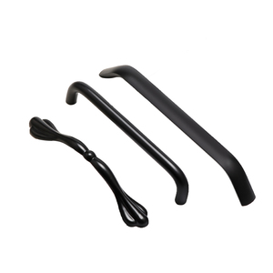 Tiradores de Muebles Jiufa, Diseño Moderno y Minimalista, Acabado Negro Mate, de un Solo Orificio, para Cajones y Puertas de Armarios - Product Image 3