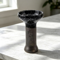 Chicha haut de gamme avec design de tige surélevée stable, distribution de chaleur fiable, compatible avec les tiges de chicha standard, accessoire de fumage pour le loisir