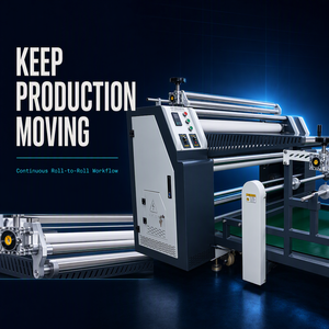 <strong>Calandra</strong> Sublimation Heat Press Machine Automatic Pneumatic Driven Flatbed For Fabric 220V/380V - Product Image 3