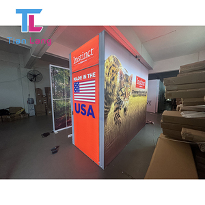 Customizable <b>10x10</b> Portable Exhibition Booth Aluminum <b>Frame</b> and Tension Fabric for Trade Show Display for Expos - Product Image 2