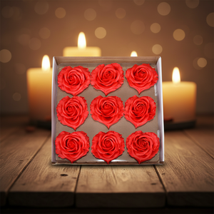 AM-SPHA06 Ammy - Caja <span class=keywords><strong>de</strong></span> 9 Piezas <span class=keywords><strong>de</strong></span> Cabezas <span class=keywords><strong>de</strong></span> Jabón en Forma <span class=keywords><strong>de</strong></span> Rosa <span class=keywords><strong>de</strong></span> 10 cm, Material para Manualidades, Ramo <span class=keywords><strong>de</strong></span> San Valentín - Product Image 2