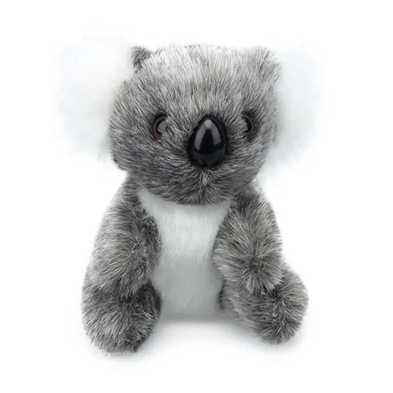 wholesale custom cute stuffed animal toys doll pp cotton soft pillow keychains oem kids birthday plush koala toy for baby gift