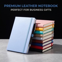 Agenda de Tapa Dura de Cuero PU A5, Cuaderno Planificador al por Mayor con Logotipo Personalizado para Regalo Empresarial